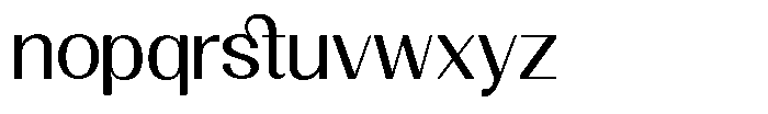 GC Clova Regular Font LOWERCASE