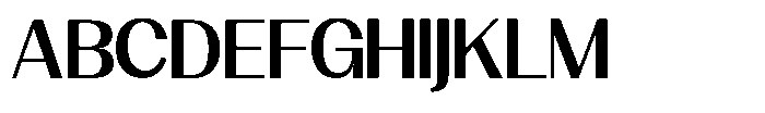 GC Clova Semi Bold Font UPPERCASE
