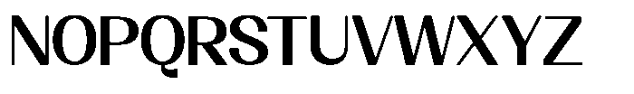 GC Clova Semi Bold Font UPPERCASE