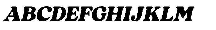 GC Club Brand Italic Font UPPERCASE