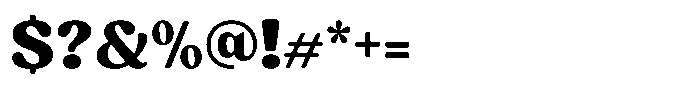 GC Club Brand Regular Font OTHER CHARS