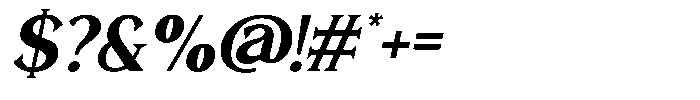 GC Commune Oblique Font OTHER CHARS