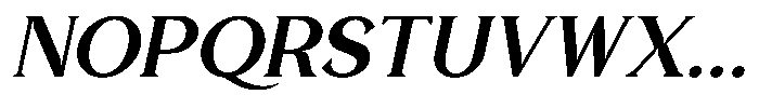 GC Commune Oblique Font UPPERCASE