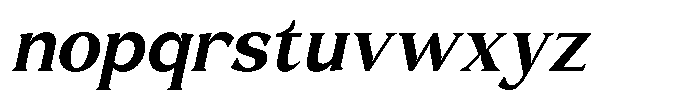 GC Commune Oblique Font LOWERCASE