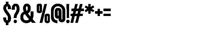 GC Conrode Regular Font OTHER CHARS