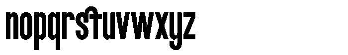 GC Conrode Regular Font LOWERCASE