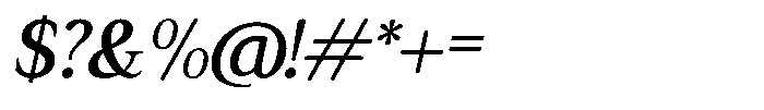 GC Driver Company  Italic Italic Font OTHER CHARS