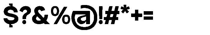GC Gatuzo Bold Font OTHER CHARS