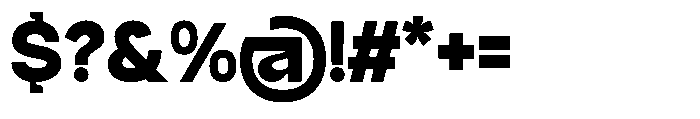 GC Gatuzo Extra Bold Font OTHER CHARS