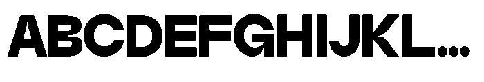 GC Gatuzo Extra Bold Font UPPERCASE