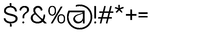 GC Gatuzo Light Font OTHER CHARS