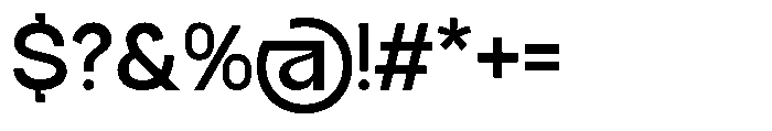 GC Gatuzo Medium Font OTHER CHARS