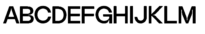GC Gatuzo Medium Font UPPERCASE