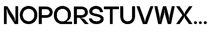 GC Gatuzo Medium Font UPPERCASE