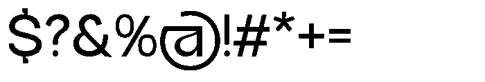 GC Gatuzo Regular Font OTHER CHARS
