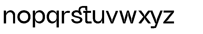 GC Gatuzo Regular Font LOWERCASE