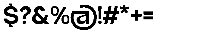 GC Gatuzo Semi Bold Font OTHER CHARS