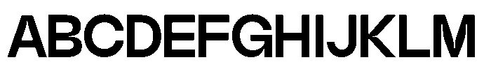 GC Gatuzo Semi Bold Font UPPERCASE