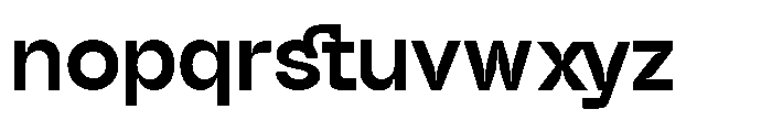 GC Gatuzo Semi Bold Font LOWERCASE