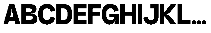 GC Gudlak Extra Bold Font UPPERCASE