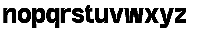 GC Gudlak Extra Bold Font LOWERCASE