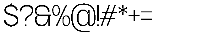 GC Gudlak Extra Light Font OTHER CHARS