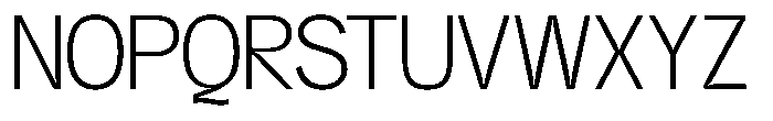 GC Gudlak Extra Light Font UPPERCASE