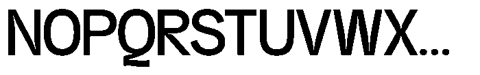 GC Gudlak Medium Font UPPERCASE