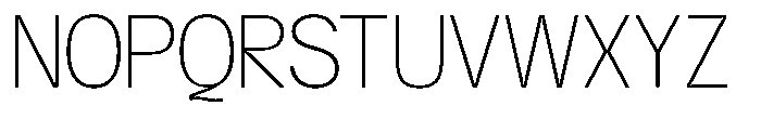 GC Gudlak Thin Font UPPERCASE
