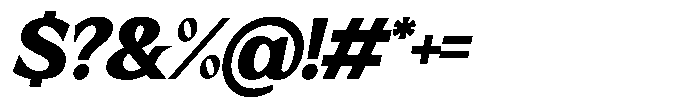GC Kroven Slanted Font OTHER CHARS