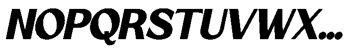 GC Kroven Slanted Font UPPERCASE
