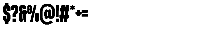 GC Magnu Bold Font OTHER CHARS