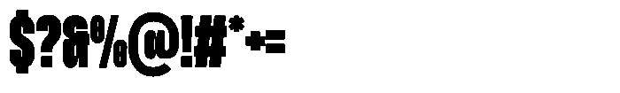 GC Magnu Extra Bold Font OTHER CHARS