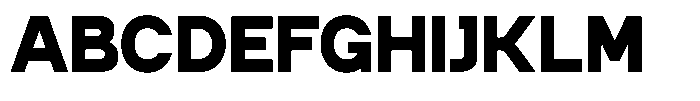 GC Margain Extra Bold Font UPPERCASE