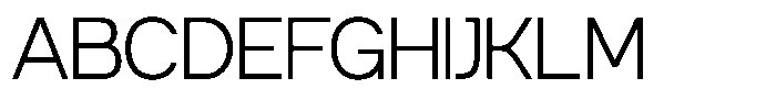 GC Margain Light Font UPPERCASE