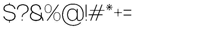 GC Margain Thin Font OTHER CHARS