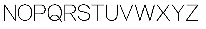 GC Margain Thin Font UPPERCASE