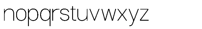 GC Margain Thin Font LOWERCASE