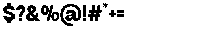 GC Methane Bold Font OTHER CHARS