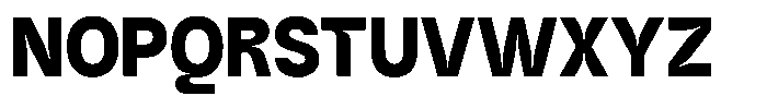 GC Methane Bold Font UPPERCASE