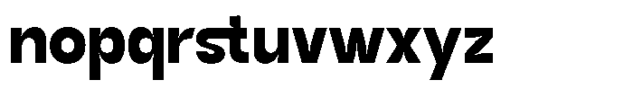GC Methane Bold Font LOWERCASE