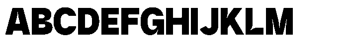 GC Methane Extra Bold Font UPPERCASE