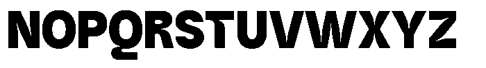 GC Methane Extra Bold Font UPPERCASE