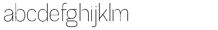 GC Methane Hairline FONT