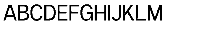 GC Methane Light Font UPPERCASE