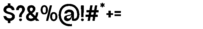 GC Methane Medium Font OTHER CHARS
