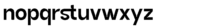 GC Methane Medium Font LOWERCASE