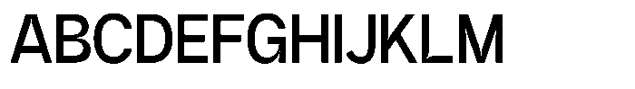 GC Methane Regular Font UPPERCASE
