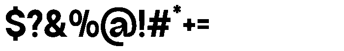 GC Methane Semi Bold Font OTHER CHARS