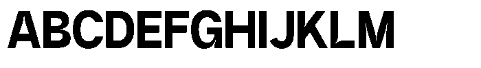 GC Methane Semi Bold Font UPPERCASE